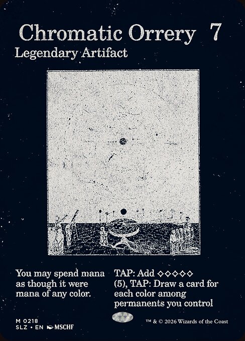 Chromatic Orrery — The Zeta Set #218, art by MSCHF