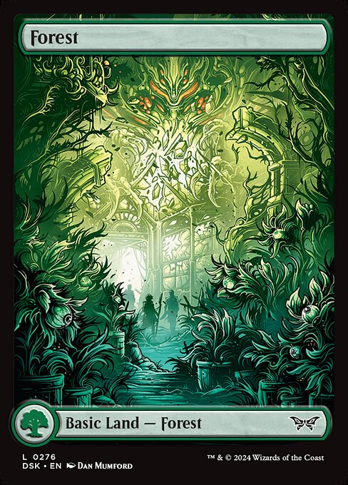 Forest — Duskmourn: House of Horror #276, art by Dan Mumford