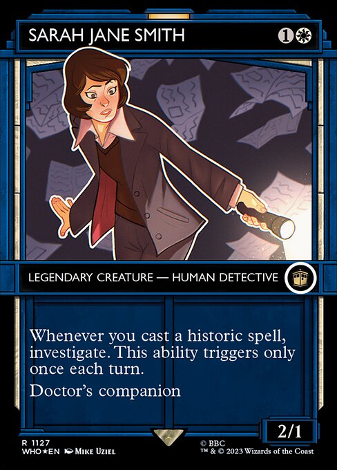 Sarah Jane Smith — Doctor Who #1127, art by Mike Uziel