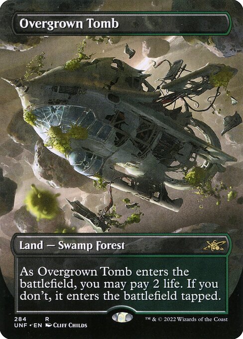 Overgrown Tomb — Unfinity #284, art by Cliff Childs