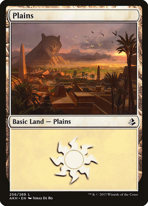 Plains — Amonkhet #256, art by Jonas De Ro