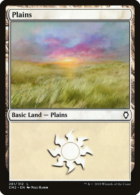 Plains — Commander Anthology Volume II #281, art by Nils Hamm