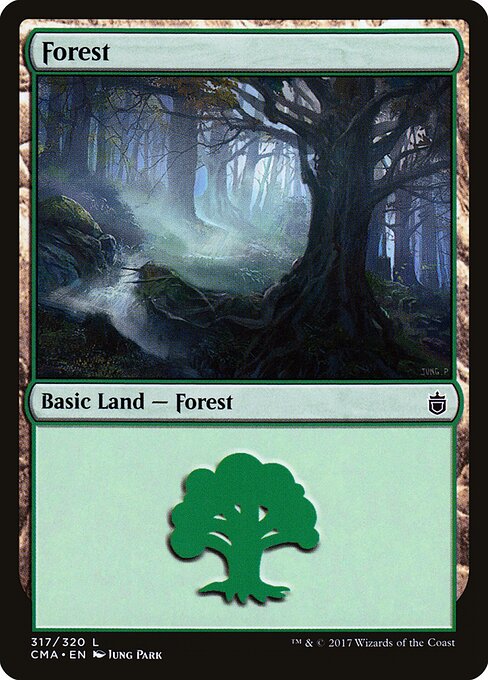 Forest — Commander Anthology #317, art by Jung Park