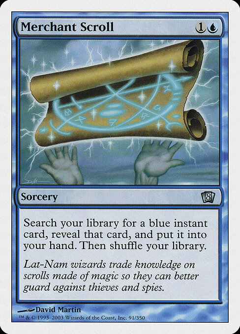 Merchant Scroll — Eighth Edition #91, art by David Martin