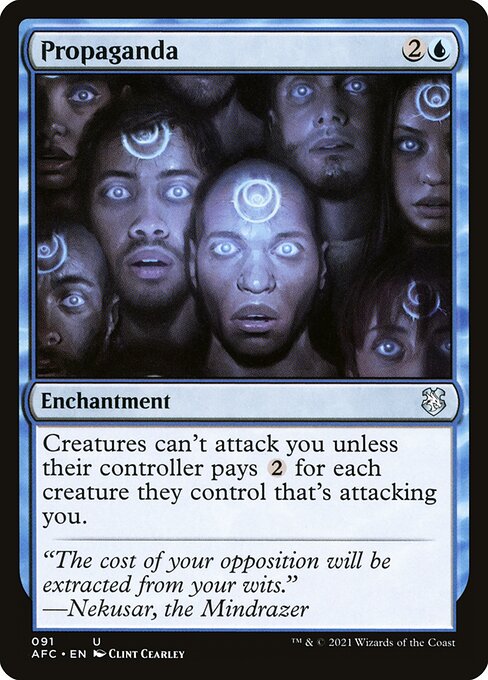 Propaganda — Forgotten Realms Commander #91, art by Clint Cearley