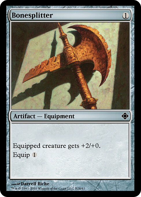 Bonesplitter — Magic Online Theme Decks #B28, art by Darrell Riche