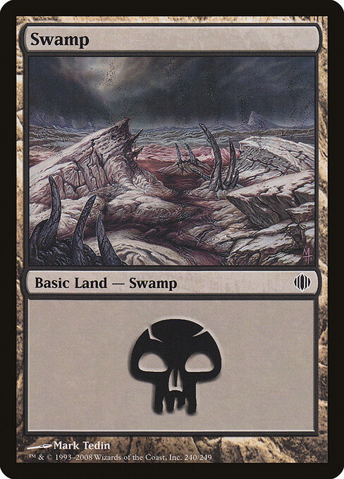 Swamp — Shards of Alara #240, art by Mark Tedin