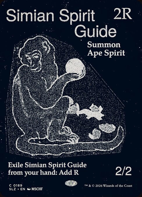 Simian Spirit Guide — The Zeta Set #189, art by MSCHF
