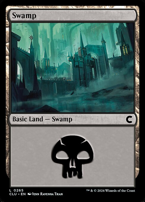 Swamp — Ravnica: Clue Edition #265, art by Ravenna Tran