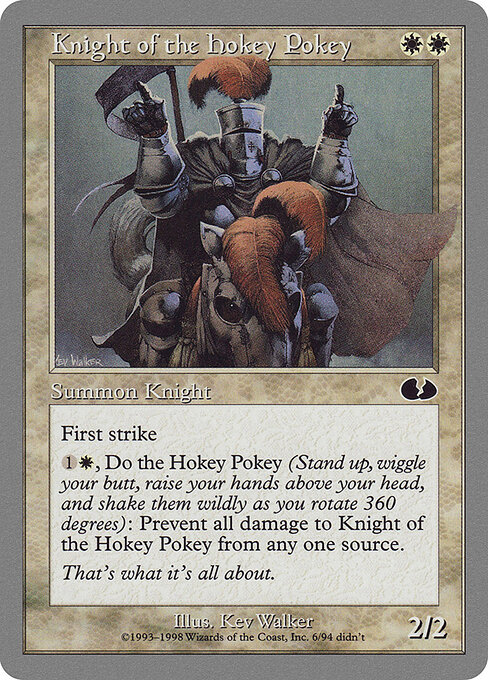 Knight of the Hokey Pokey — Unglued #6, art by Kev Walker