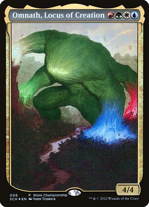 Omnath, Locus of Creation — Store Championships #6, art by John Tedrick