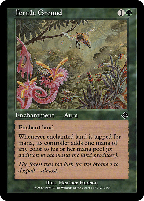 Fertile Ground — Magic Online Theme Decks #A72, art by Heather Hudson