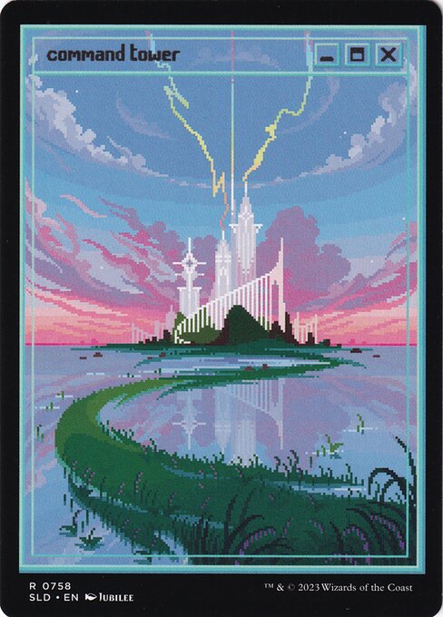 Command Tower — Secret Lair Drop #758, art by Jubilee