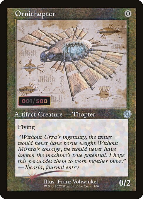 Ornithopter — The Brothers' War Retro Artifacts #100z, art by Franz Vohwinkel
