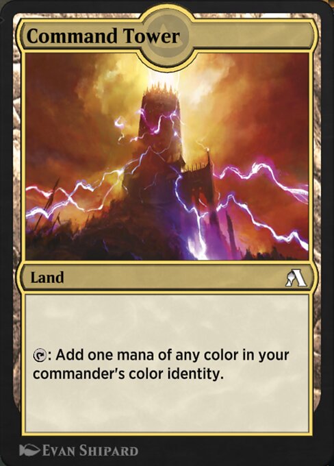 Command Tower — Arena Beginner Set #118, art by Evan Shipard