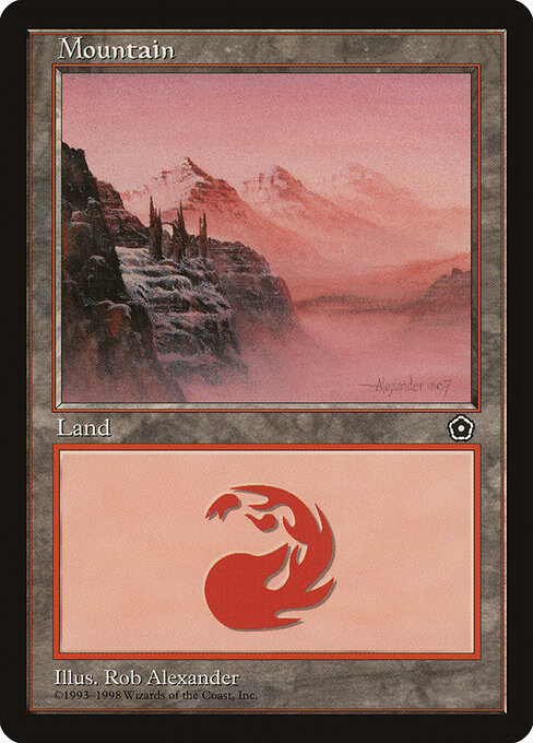 Mountain — Portal Second Age #160, art by Rob Alexander
