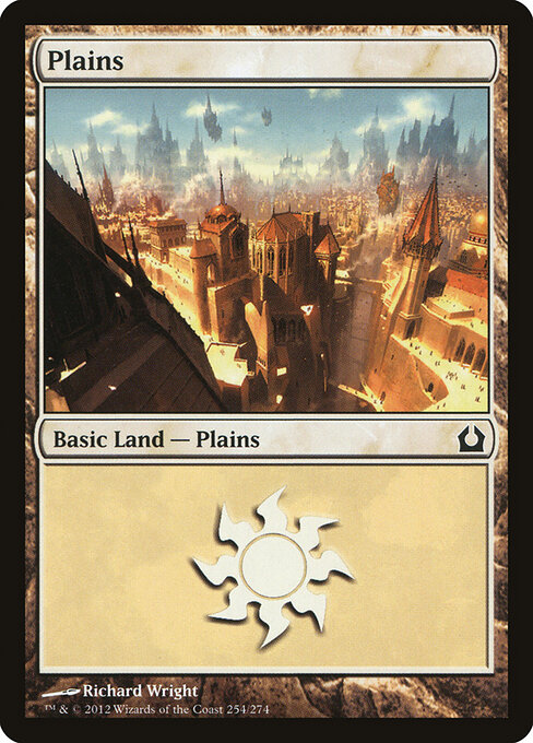 Plains — Return to Ravnica #254, art by Richard Wright