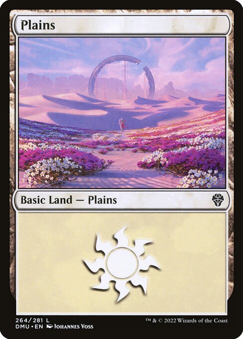 Plains — Dominaria United #264, art by Johannes Voss