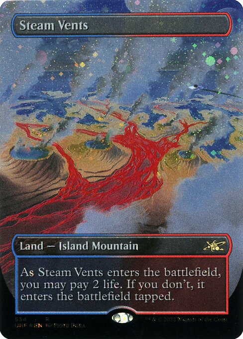 Steam Vents — Unfinity #534, art by Piotr Dura
