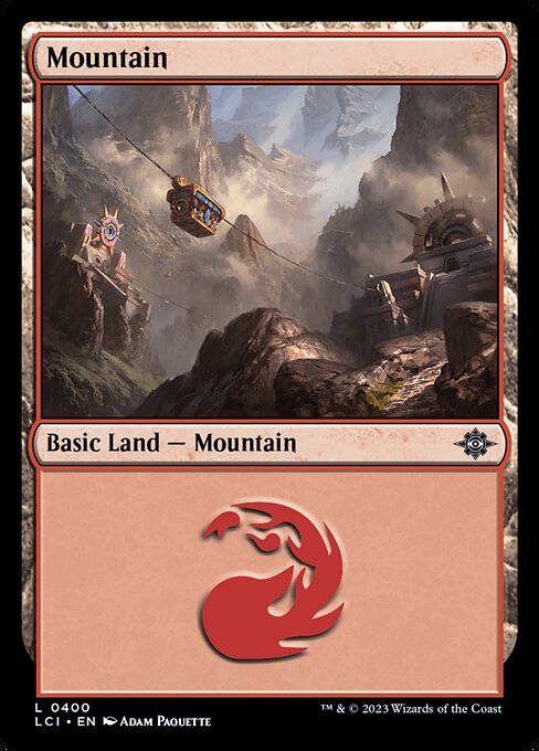 Mountain — The Lost Caverns of Ixalan #400, art by Adam Paquette
