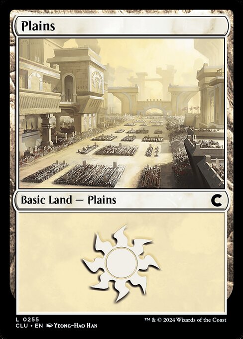 Plains — Ravnica: Clue Edition #255, art by Yeong-Hao Han