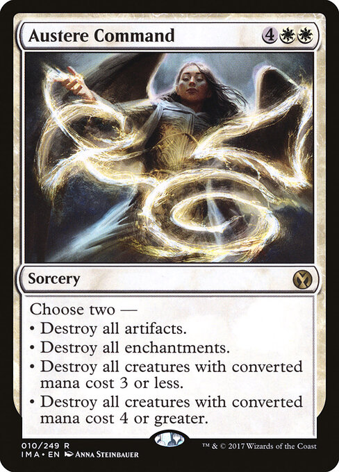 Austere Command — Iconic Masters #10, art by Anna Steinbauer