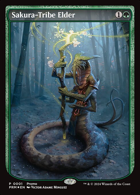 Sakura-Tribe Elder — Love Your LGS 2024 #1, art by Victor Adame Minguez