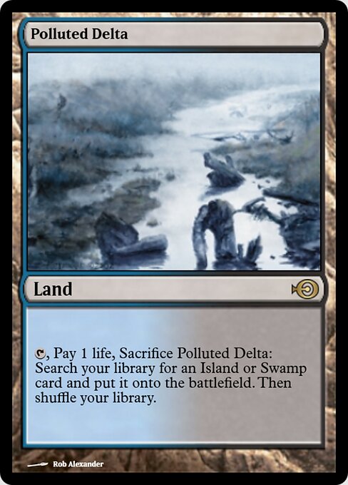 Polluted Delta — Magic Online Promos #43582, art by Rob Alexander