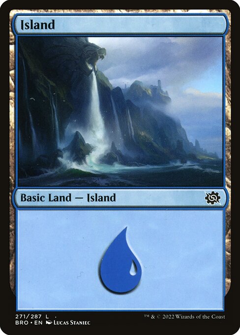 Island — The Brothers' War #271, art by Lucas Staniec