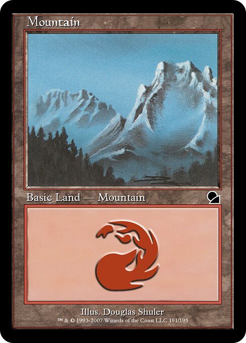 Mountain — Masters Edition #191, art by Douglas Shuler