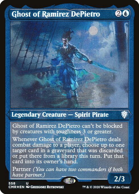 Ghost of Ramirez DePietro — Commander Legends #558, art by Grzegorz Rutkowski