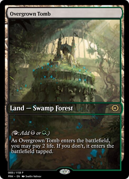 Overgrown Tomb — Magic Online Promos #72315, art by Svetlin Velinov
