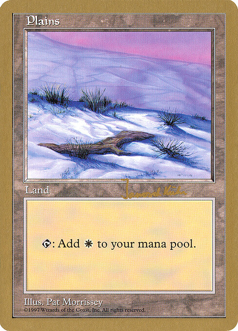 Plains — World Championship Decks 1997 #jk430, art by Pat Lewis