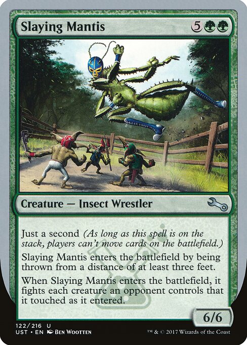 Slaying Mantis — Unstable #122, art by Ben Wootten
