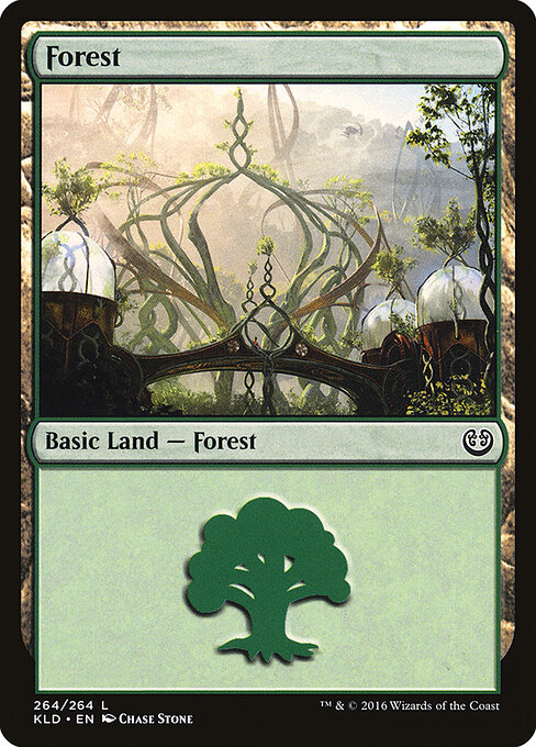 Forest — Kaladesh #264, art by Chase Stone
