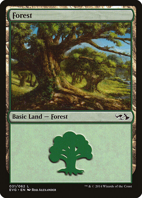 Forest — Duel Decks Anthology: Elves vs. Goblins #31, art by Rob Alexander
