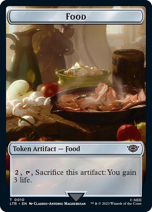 Food — Tales of Middle-earth Tokens #10, art by Claudiu-Antoniu Magherusan