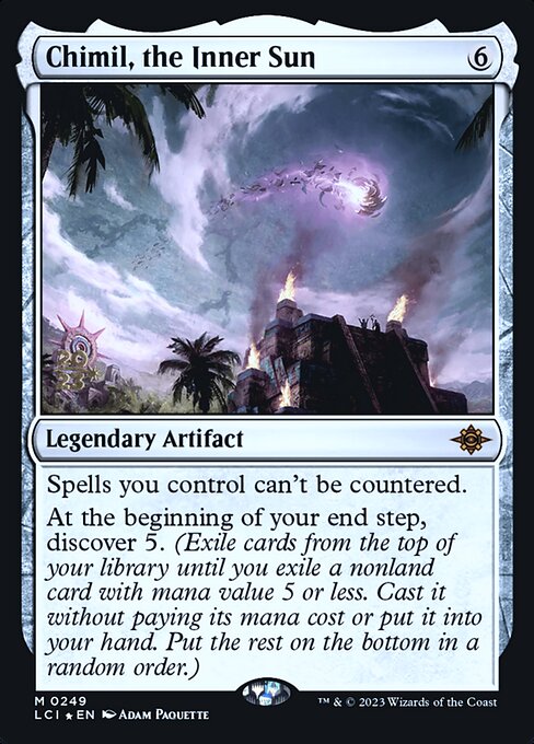 Chimil, the Inner Sun — The Lost Caverns of Ixalan Promos #249s, art by Adam Paquette
