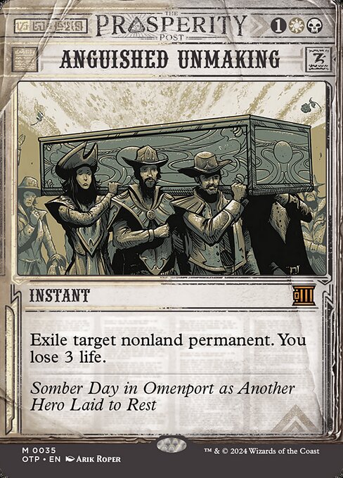 Anguished Unmaking — Breaking News #35, art by Arik Roper