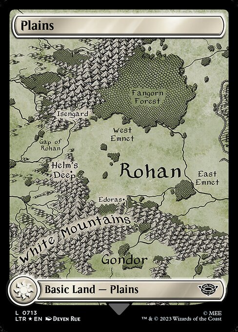 Plains — The Lord of the Rings: Tales of Middle-earth #713, art by Deven Rue