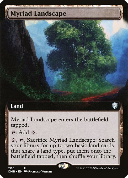 Myriad Landscape — Commander Legends #706, art by Richard Wright