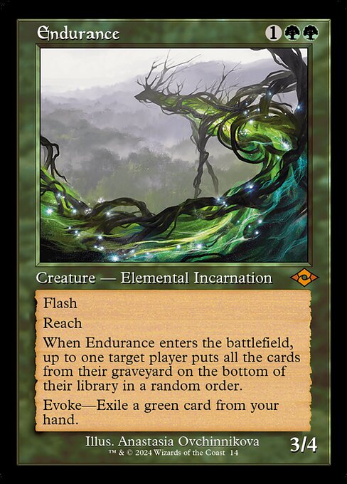 Endurance — Modern Horizons 2 Timeshifts #14, art by Anastasia Ovchinnikova