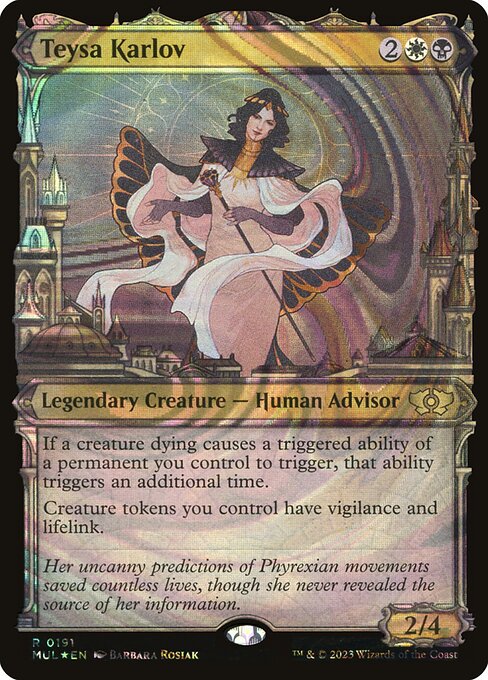 Teysa Karlov — Multiverse Legends #191, art by Barbara Rosiak