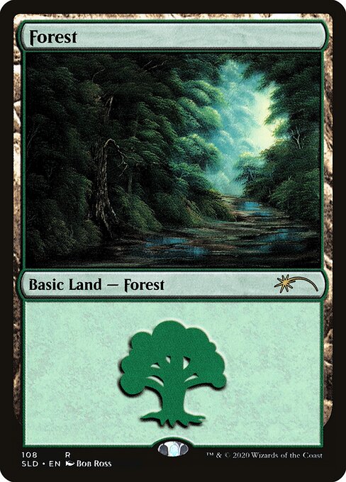 Forest — Secret Lair Drop #108, art by Bob Ross