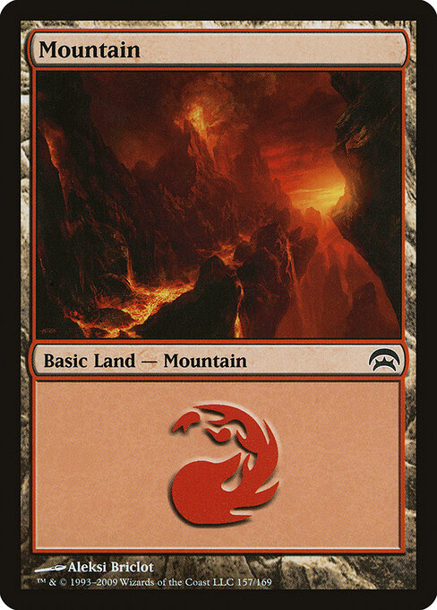 Mountain — Planechase #157, art by Aleksi Briclot