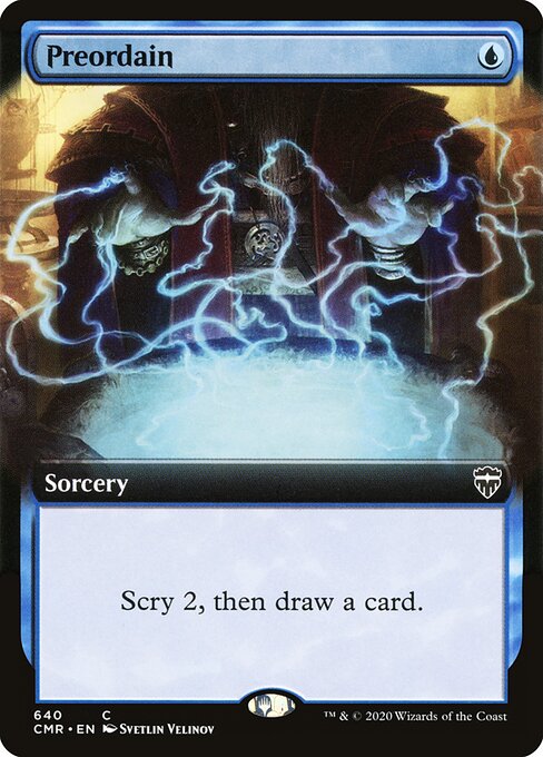 Preordain — Commander Legends #640, art by Svetlin Velinov