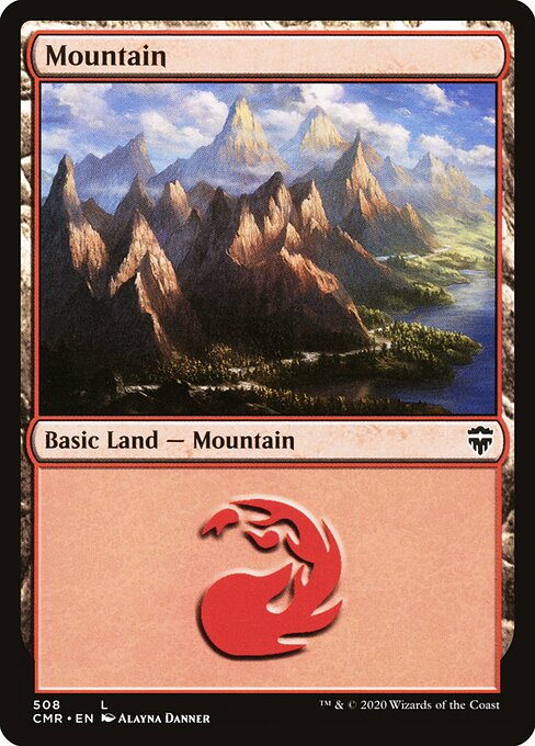 Mountain — Commander Legends #508, art by Alayna Danner