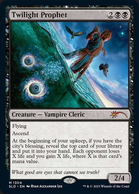 Twilight Prophet — Secret Lair Drop #1304, art by Ryan Alexander Lee