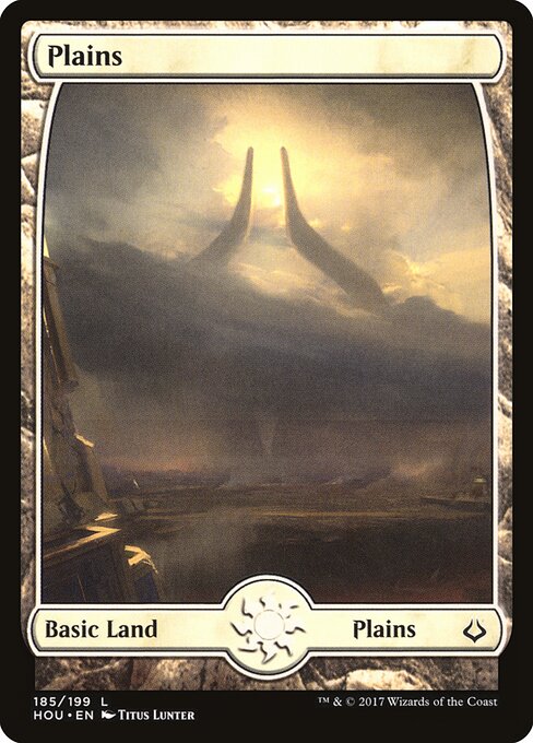 Plains — Hour of Devastation #185, art by Titus Lunter