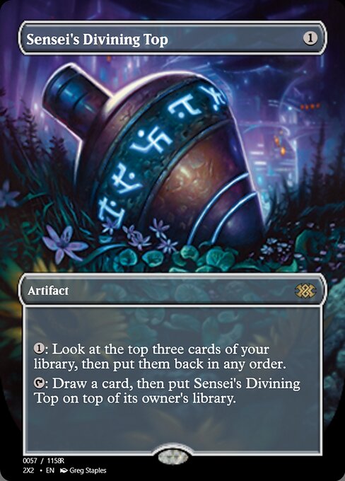 Sensei's Divining Top — Magic Online Promos #102327, art by Greg Staples